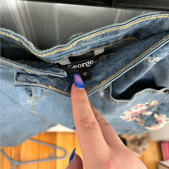 George brand skirt with flowers size 12 - Picture 2 of 3